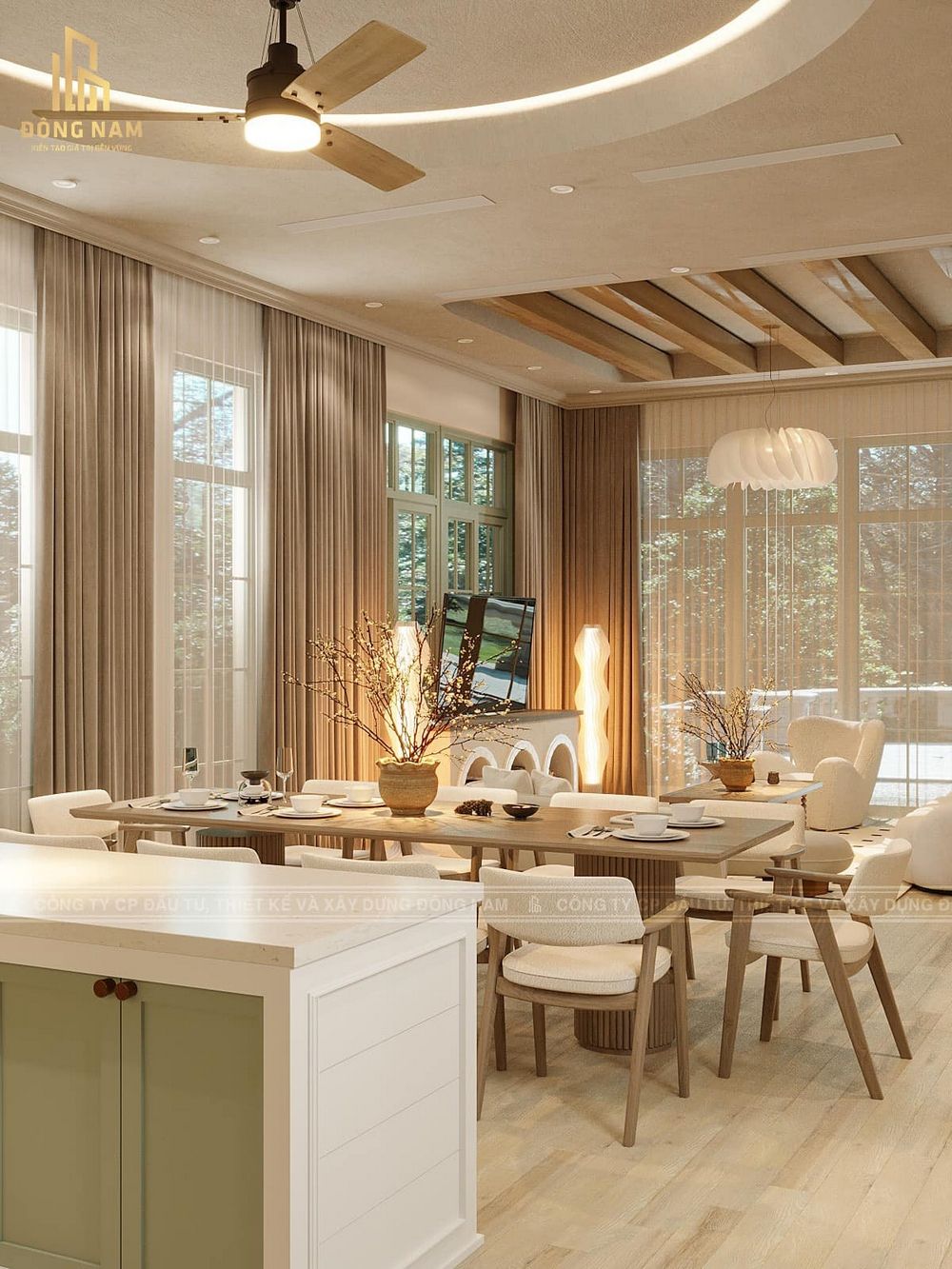 Xây Dựng Đông Nam - chuyên thiết kế thi công xây dựng biệt thự, villa cao cấp tại Phú Quốc