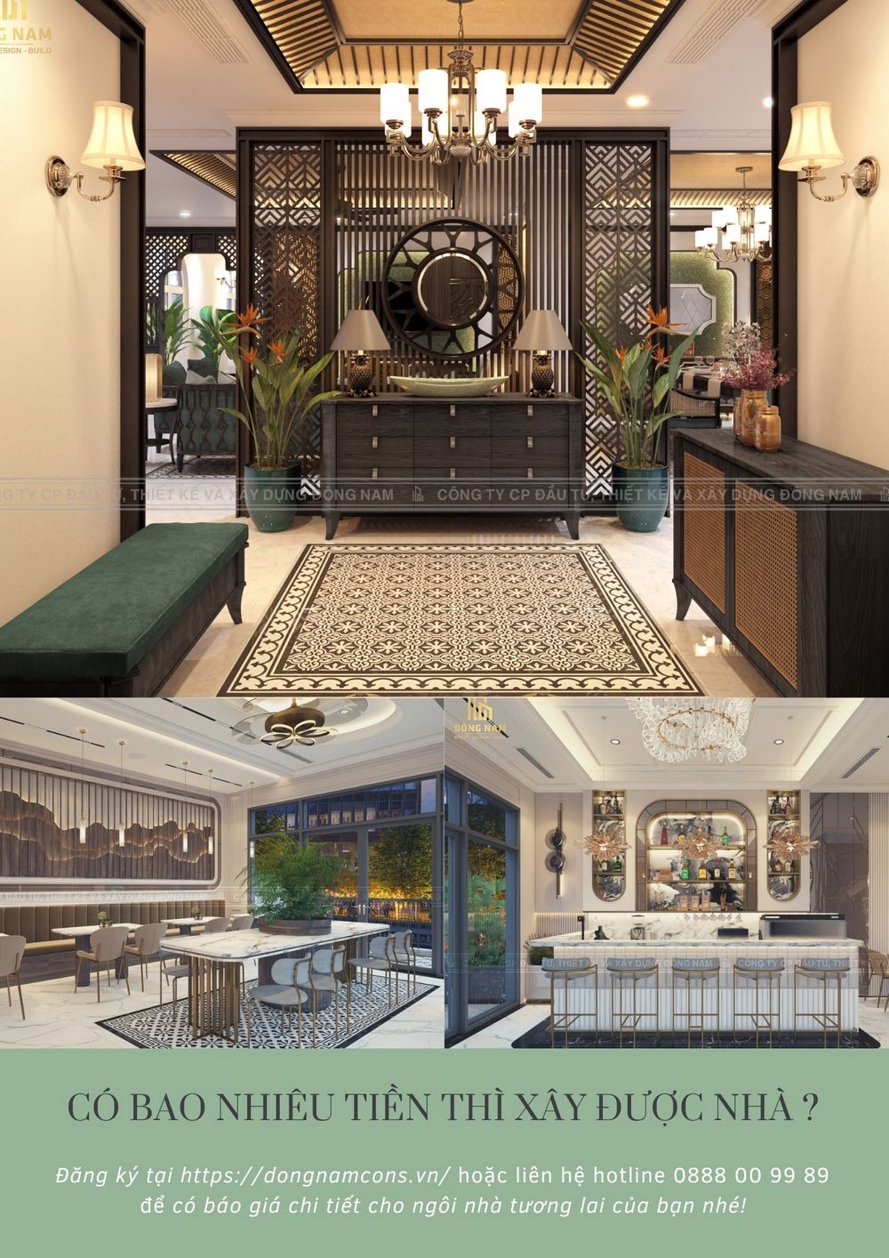 Xây Dựng Đông Nam - chuyên thiết kế thi công xây dựng biệt thự, villa cao cấp tại Phú Quốc